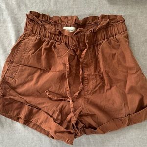 Abercrombie & Fitch paper bag high waisted shorts